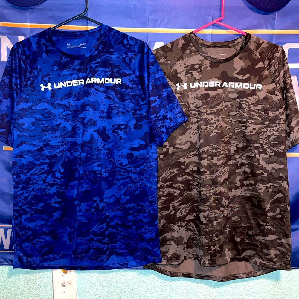 Mens Under Armour Digital Camo T-Shirt Bundle
